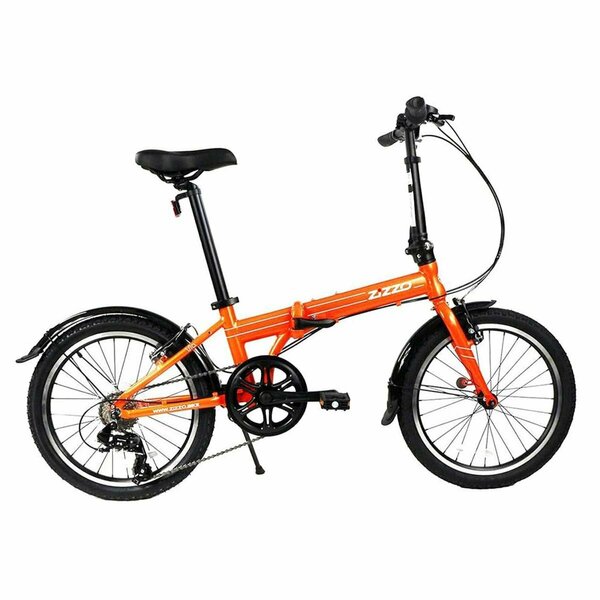 Bromas Via 7-speed Aluminum folding bicycle with fenders BR3898115